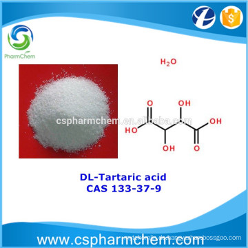 DL-Weinsäure, CAS 133-37-9, USP Grade Pharmaceutical, Lebensmittelzusatzstoff